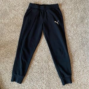 Puma high rise black joggers